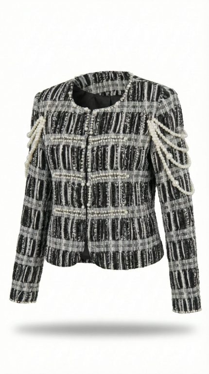 کت شنل مرواریدی