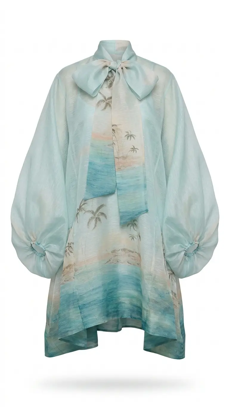 dress_beach_blue پیراهن طرح ساحل