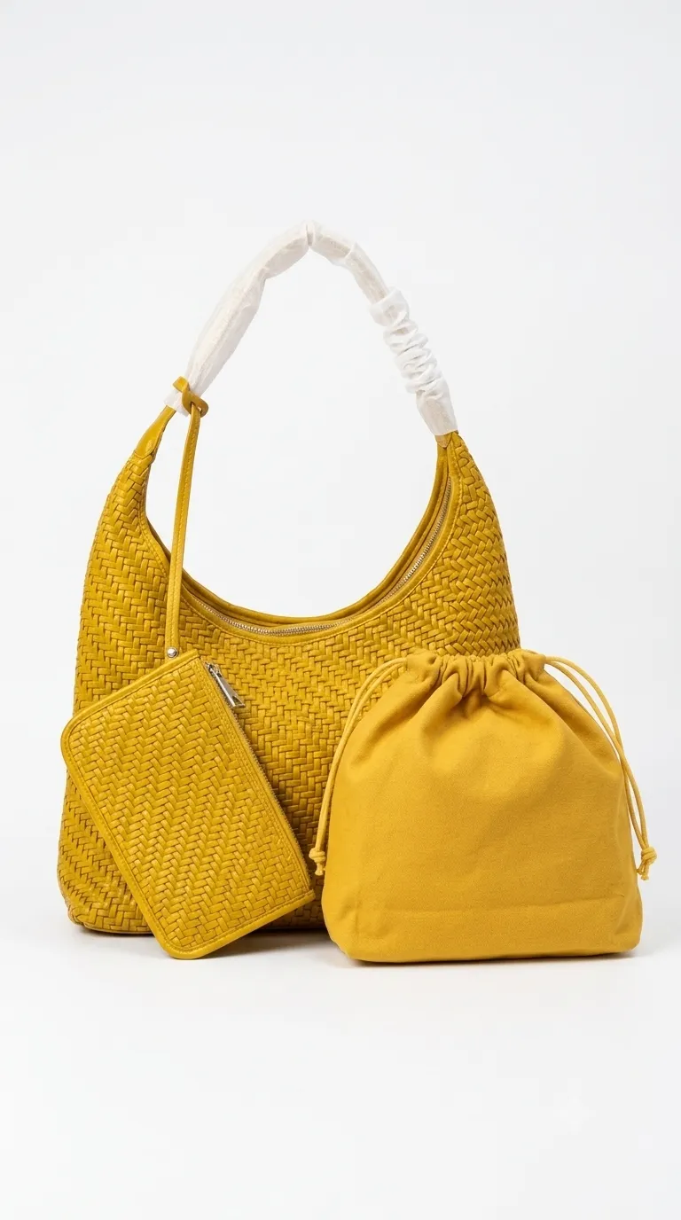 bag_yellow کیف چرم بزرگ زرد - Image 1